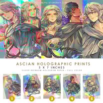 Ascians 5 x 7 Holographic Print