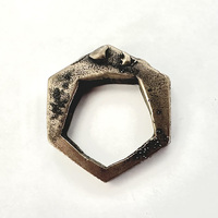 Cast Bronze Pent in Hex Ring 3 - Thumbnail 2
