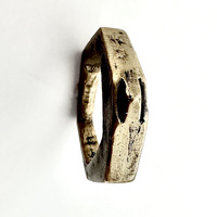 Cast Bronze Pent in Hex Ring 3 - Thumbnail 3