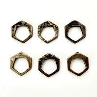 Cast Bronze Pent in Hex Ring 3 - Thumbnail 6
