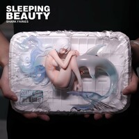 Bishoujo ArTToy by Weartdoing "Sleeping Beauty: Shark Fairies-Silver Fin"  - Thumbnail 1
