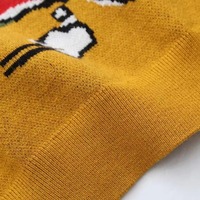 Artful Cartoon Cake Pattern Knitted Sweater - Thumbnail 5