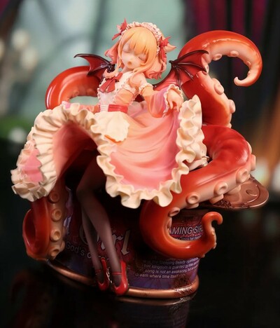 Bishoujo ArTToy by Weartdoing "Sleeping Beauty-Cthulhu Girl-Crimson Tide"