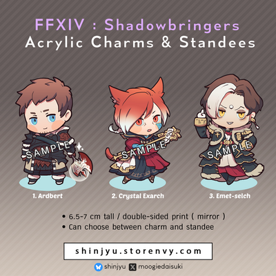 Shadowbringers Heroes Acrylic Charm & Standee
