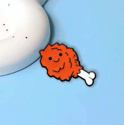 CUTE CHICKEN LEG PIN
