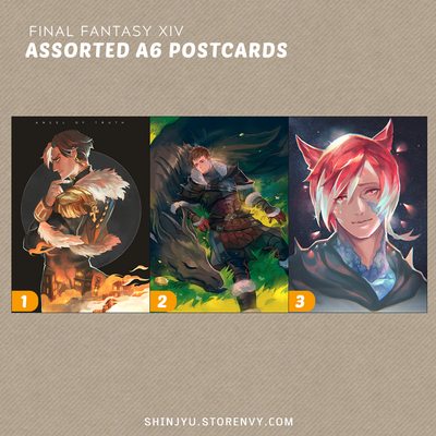 Assorted a6 postcards