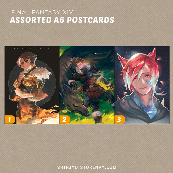 Assorted A6 postcards