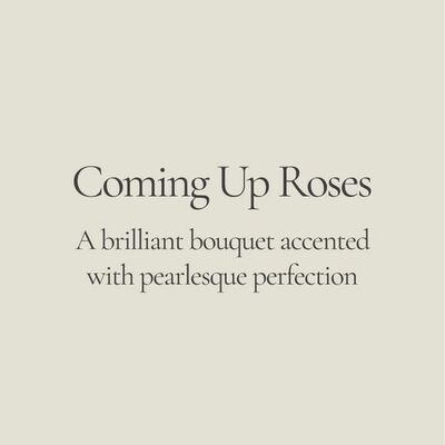 Rose garden pearly ring - final sale