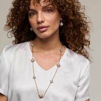 Timeless Grace Station Necklace and Earring Set - FINAL SALE - Thumbnail 2