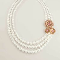Rose Garden Pearly Necklace - FINAL SALE - Thumbnail 1