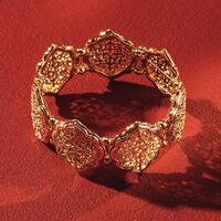 Arabesque Elegance Stretch Bracelet - FINAL SALE - Thumbnail 3
