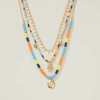 Saharan Sunset Layered Necklace - FINAL SALE - Thumbnail 1