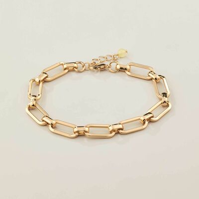 Sunlit paperclip bracelet - final sale