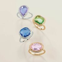 Spring Cocktail Jewel Ring - FINAL SALE - Thumbnail 3