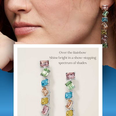 Bejeweled bliss drop earrings - final sale