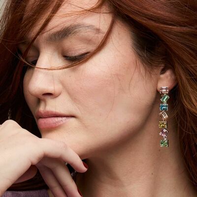 Bejeweled bliss drop earrings - final sale