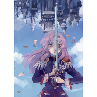 Revolutionary Girl Utena 8x5,5" art print