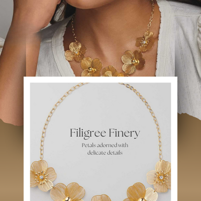 Petal perfection necklace - final sale - Thumbnail 3