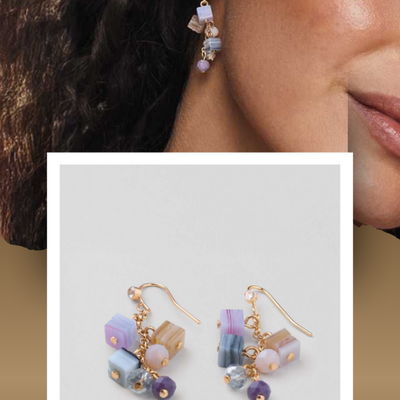 Serene seas earrings - final sale