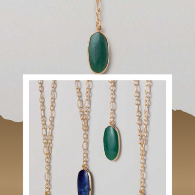 Gemstones whispers layered necklace - final sale - Thumbnail 4