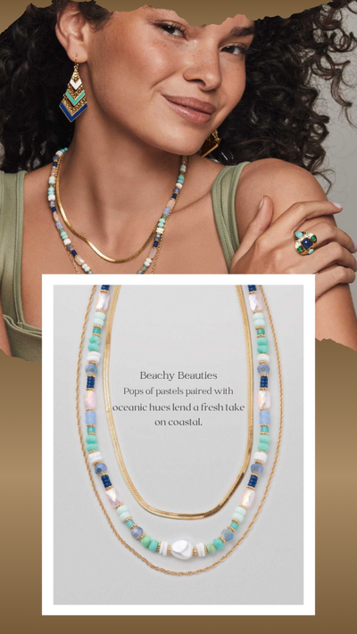 Coastal Elegance Layered Necklace - FINAL SALE