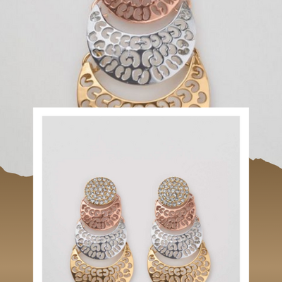 Filigree fusion earrings - final sale