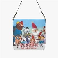 Misfit Toys and Santa Faux Leather Bucket Bag | Unique Holiday Accessory | Nostalgic | Free Ship - Thumbnail 1