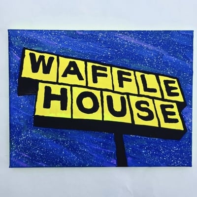 What if we kissed in the starlit waffle house parking lot?