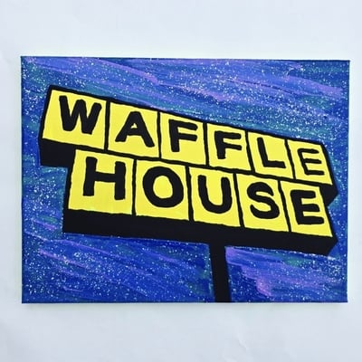 What if we kissed in the starlit waffle house parking lot?