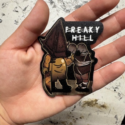 Freaky hill sticker