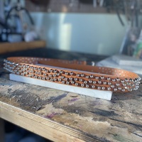 1.5” Chaotic Short British stud belt (British Tan) - Thumbnail 9