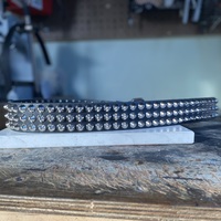 3-row standard British studs belt - Thumbnail 1