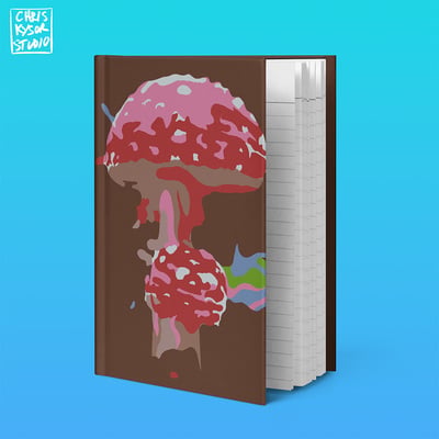 Mushroom festival (in hell) hardcover journal