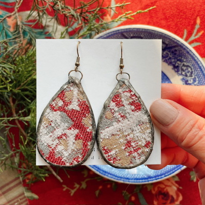 “woven together” earrings no.08