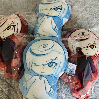 Sage throw pillow & key charm