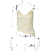 Fashionable and sexy V-neck lace camisole top - Thumbnail 1