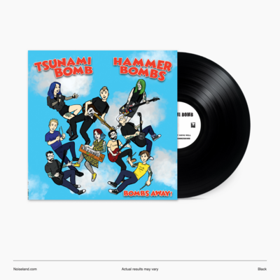 Rgf-204 tsunami bomb/the hammerbombs - bombs away! split 7"