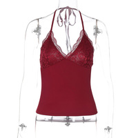 Fashionable and sexy lace-trimmed backless strapless bra - Thumbnail 3