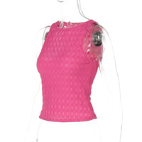 Fashionable street style plaid knitted vest - Thumbnail 6