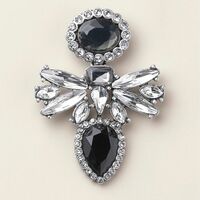 Simply Noir Statement Drop Earrings - Thumbnail 2