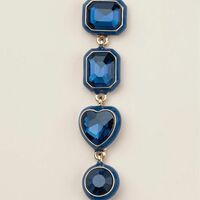 Sapphire Muse Drop Earrings - Thumbnail 2