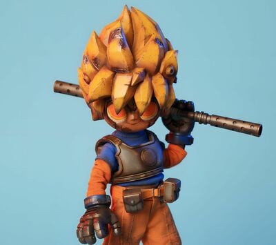  Action Figure by Weartdoing "Wasteland: WuKong Super Mode Z" 