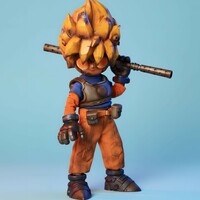  Action Figure by Weartdoing "Wasteland: WuKong Super Mode Z"  - Thumbnail 1