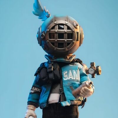 Action figure by sank toys "obe alone blue"  - Thumbnail 4