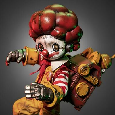  action figure by weartdoing "wasteland: crazy clown mac"   - Thumbnail 2