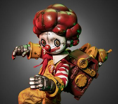  Action Figure by Weartdoing "Wasteland: Crazy Clown Mac"  