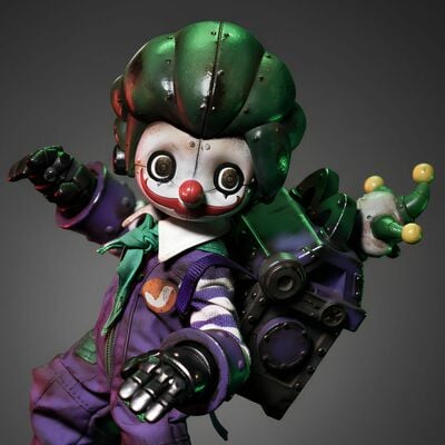  action figure by weartdoing "wasteland: crazy clown joker"  - Thumbnail 4