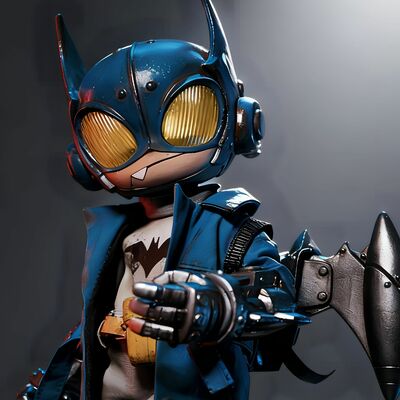  action figure by weartdoing "wasteland: dark night blue"  - Thumbnail 5