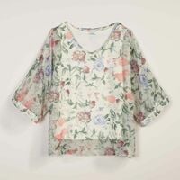 Floral Lightweight Top - FINAL SALE - Thumbnail 3