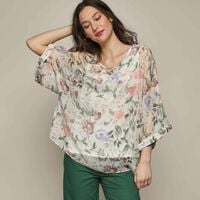 Floral Lightweight Top - FINAL SALE - Thumbnail 1